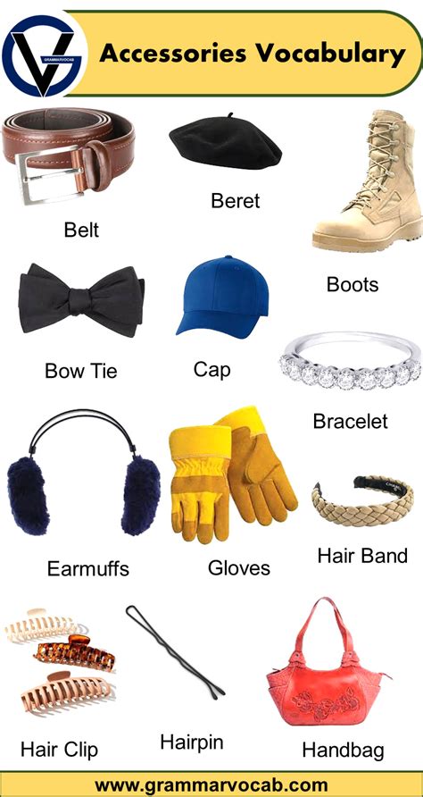 words related to accessories.